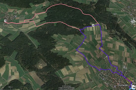 Mukoviszidose Wandertag2016 Rotfelden 5 und 11 km Länge