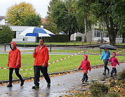 Familie Stürmer beimWandern