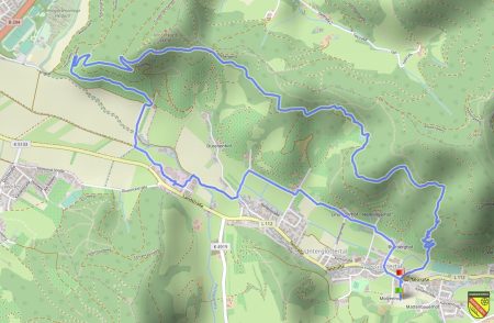 IVV Glottertl2019 Streckenverlauf 10km