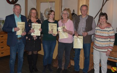 Ehrungen 25 Jahre Wanderverein Rotfelden