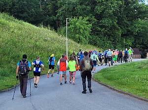Start der Marathonläufer