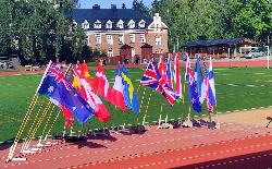 Flaggen der teilnehmenden Nationen Flaggen der Nationen