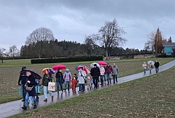 Rotfelder Wandergruppe bei der Nikolauswanderung