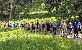 Wandergruppe am Kühlenberg