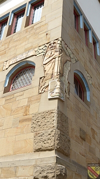 Eckrelief Rathaus Odenheim