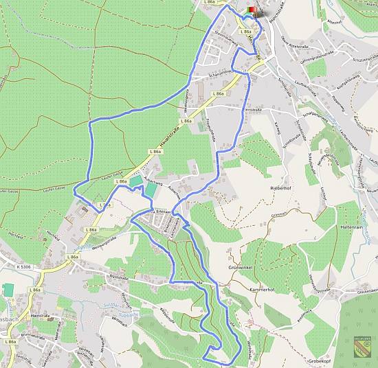 IVV_Lauf2016_10km_Strecke IVV_Lauf2016_10km_Strecke