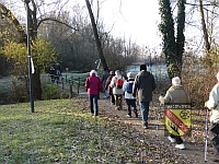 Auf der 12-km-Wanderstrecke in Herrlisheim