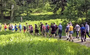 Wandergruppe am Kühlenberg